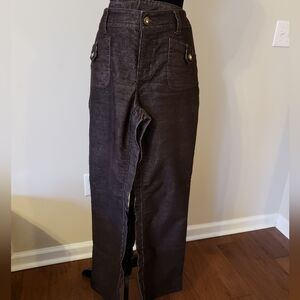 Dark Brown Corduroy Pants by Lane Bryant